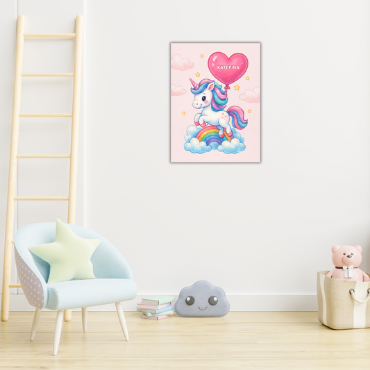 Παιδικό Σχέδιο Μονόκερος – Με Όνομα Παιδιού